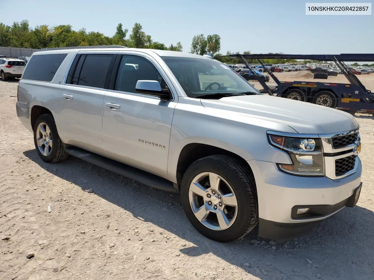 2016 Chevrolet Suburban K1500 Lt VIN: 1GNSKHKC2GR422857 Lot: 71593114