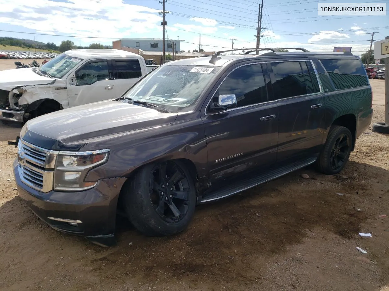 2016 Chevrolet Suburban K1500 Ltz VIN: 1GNSKJKCXGR181153 Lot: 71828494