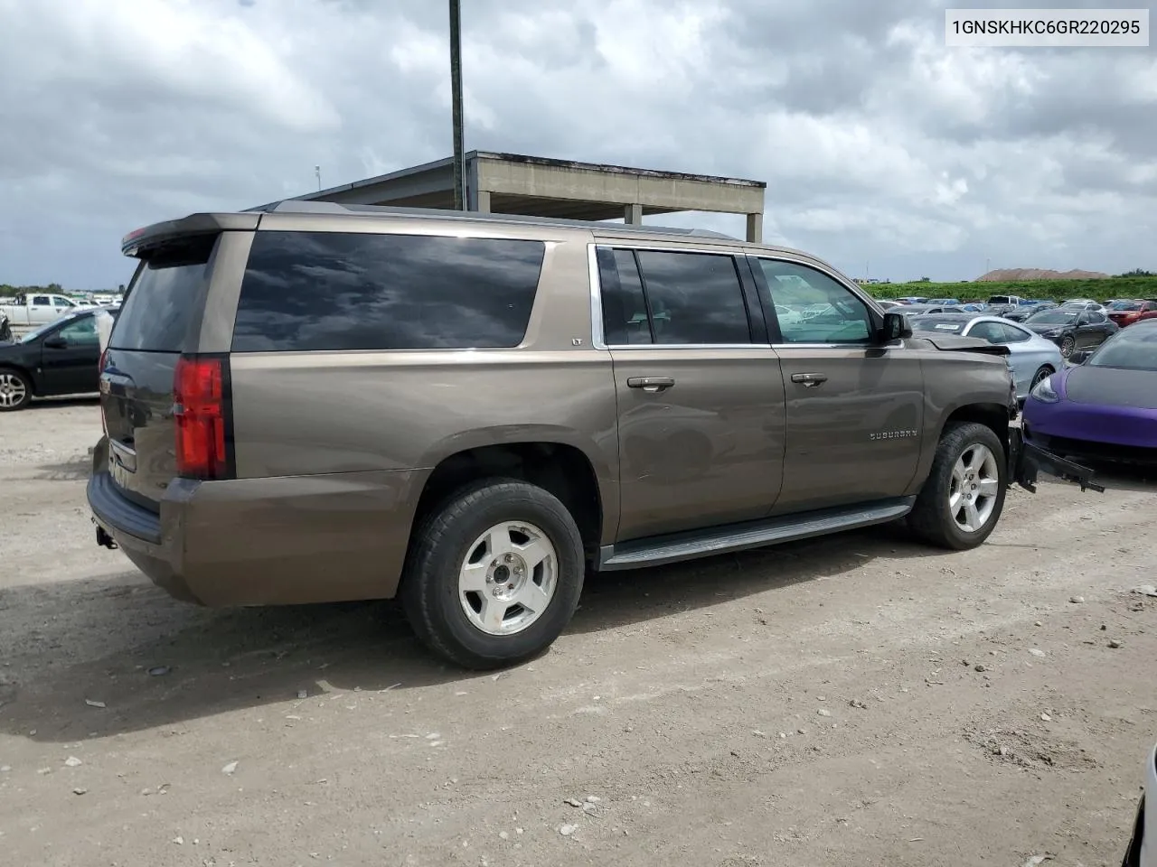 2016 Chevrolet Suburban K1500 Lt VIN: 1GNSKHKC6GR220295 Lot: 73371054