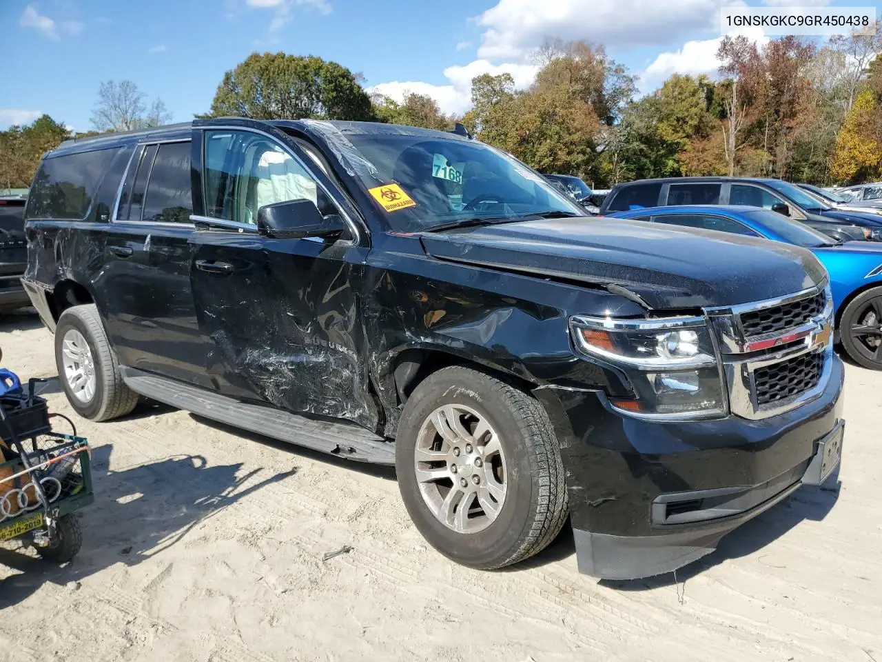 1GNSKGKC9GR450438 2016 Chevrolet Suburban K1500 Ls
