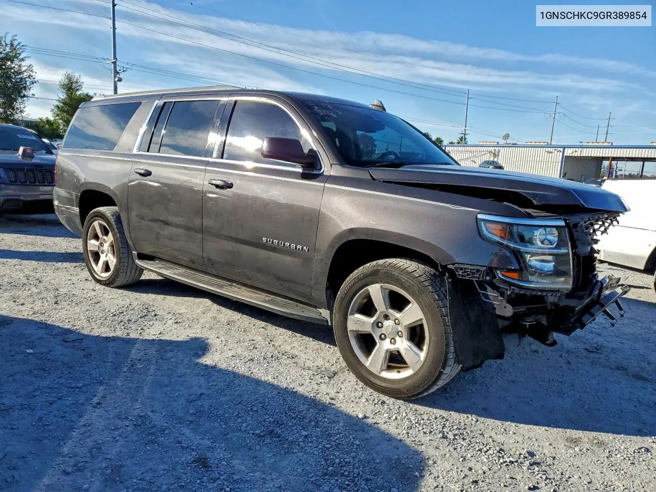 1GNSCHKC9GR389854 2016 Chevrolet Suburban C1500 Lt