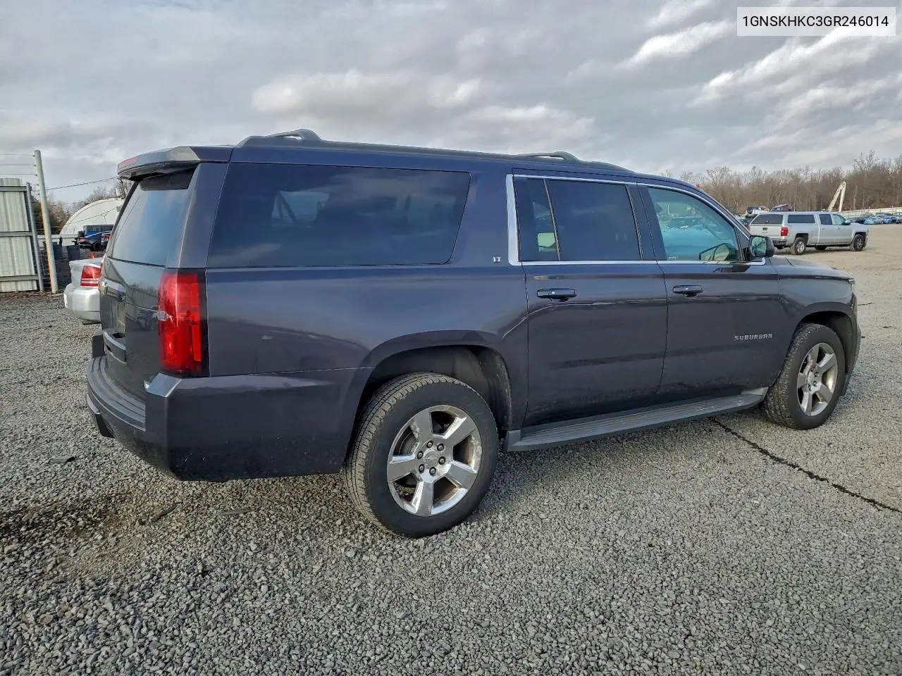 1GNSKHKC3GR246014 2016 Chevrolet Suburban K1500 Lt