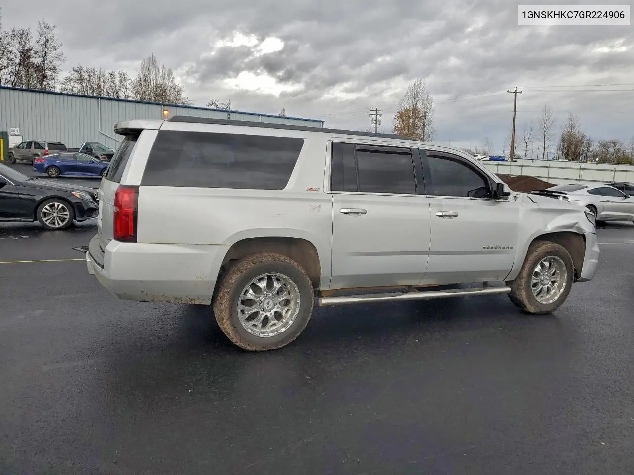 1GNSKHKC7GR224906 2016 Chevrolet Suburban K1500 Lt
