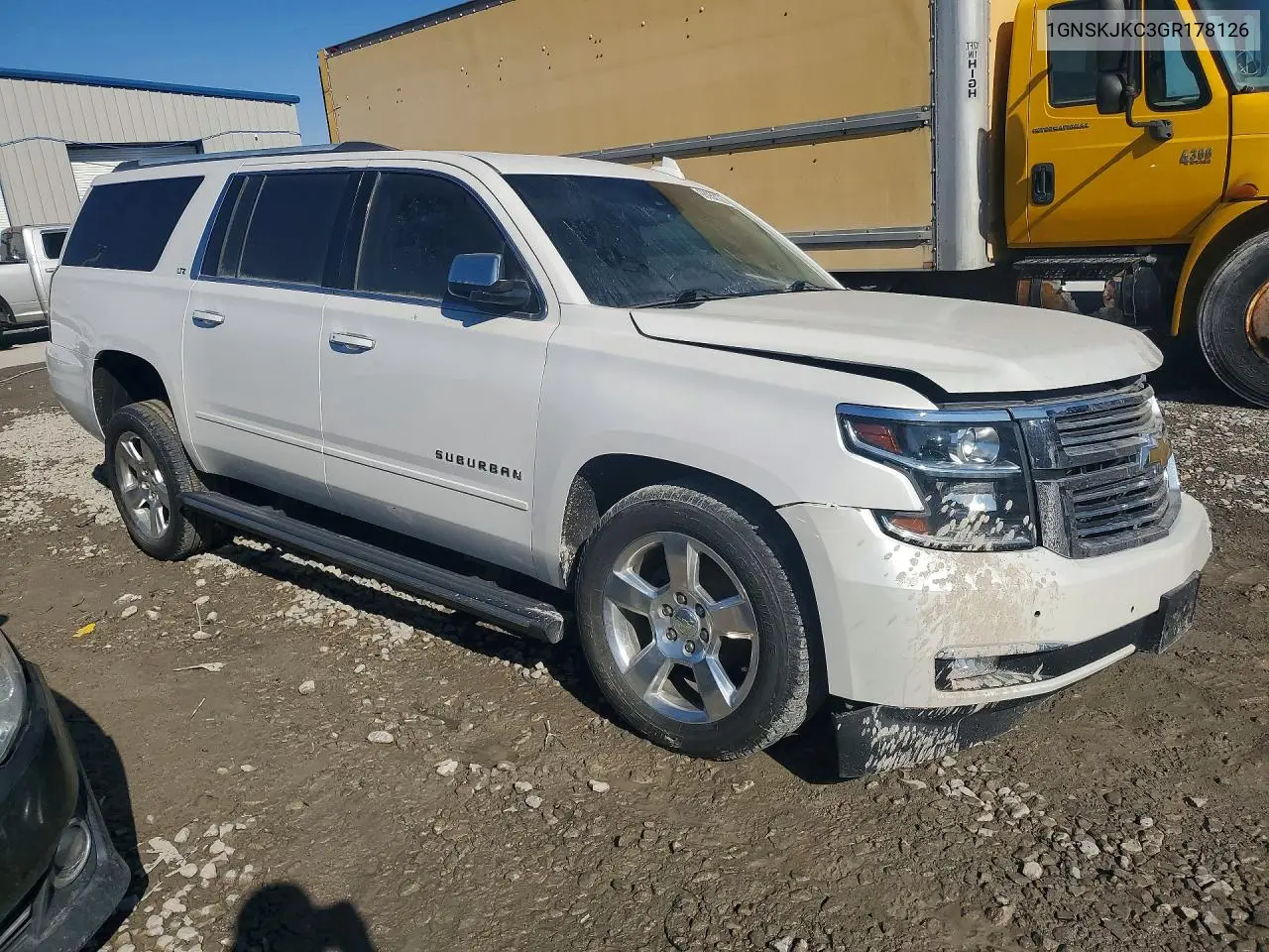 1GNSKJKC3GR178126 2016 Chevrolet Suburban K1500 Ltz