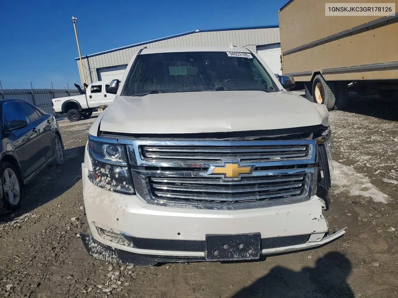 1GNSKJKC3GR178126 2016 Chevrolet Suburban K1500 Ltz