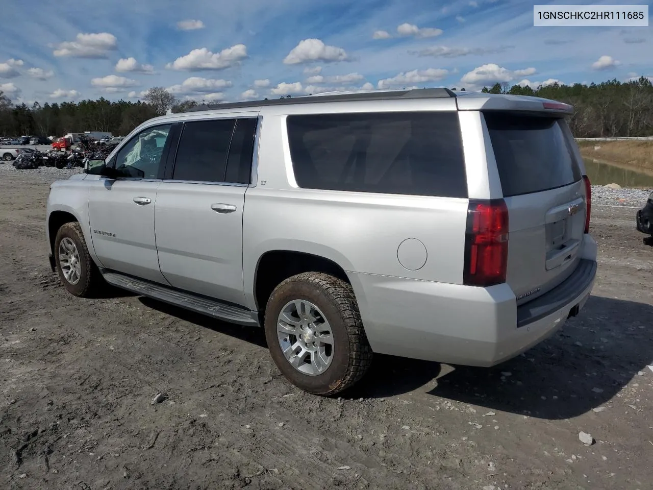 2017 Chevrolet Suburban C1500 Lt VIN: 1GNSCHKC2HR111685 Lot: 45724194