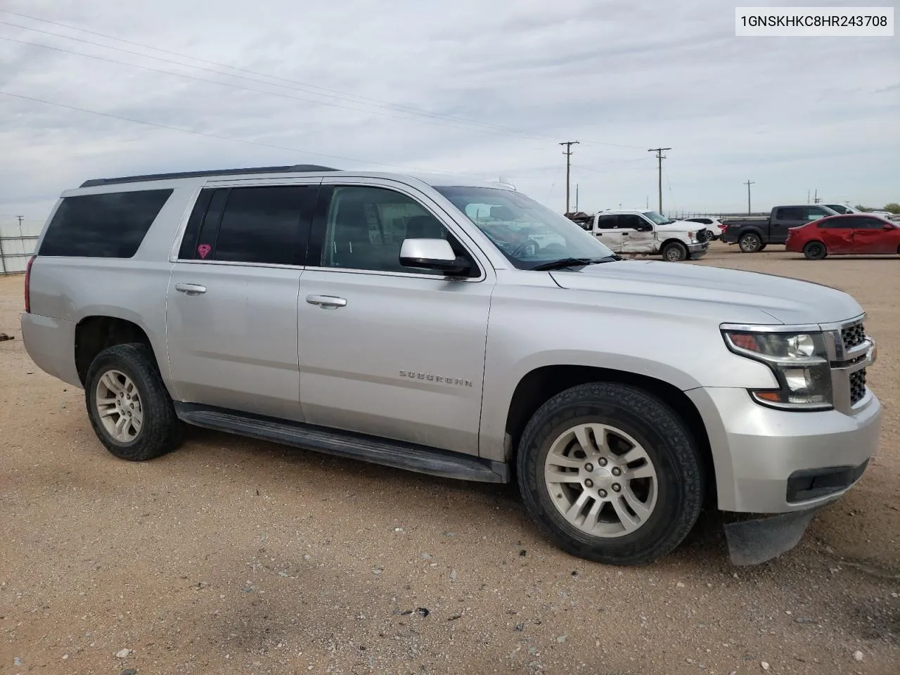 1GNSKHKC8HR243708 2017 Chevrolet Suburban K1500 Lt