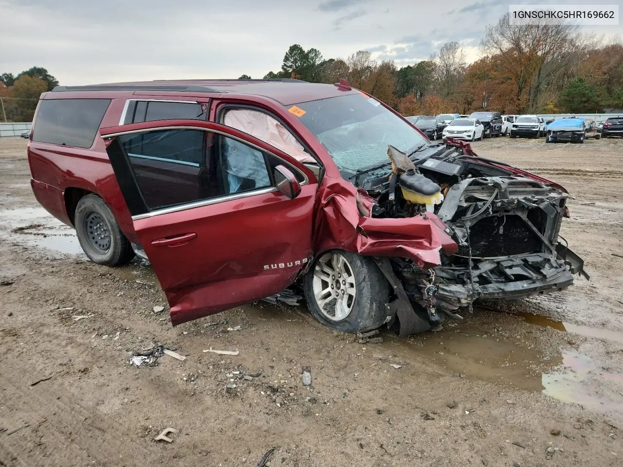 1GNSCHKC5HR169662 2017 Chevrolet Suburban C1500 Lt
