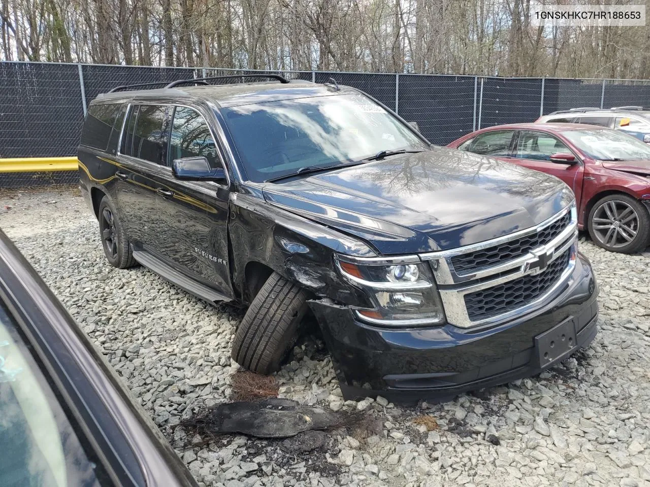 1GNSKHKC7HR188653 2017 Chevrolet Suburban K1500 Lt