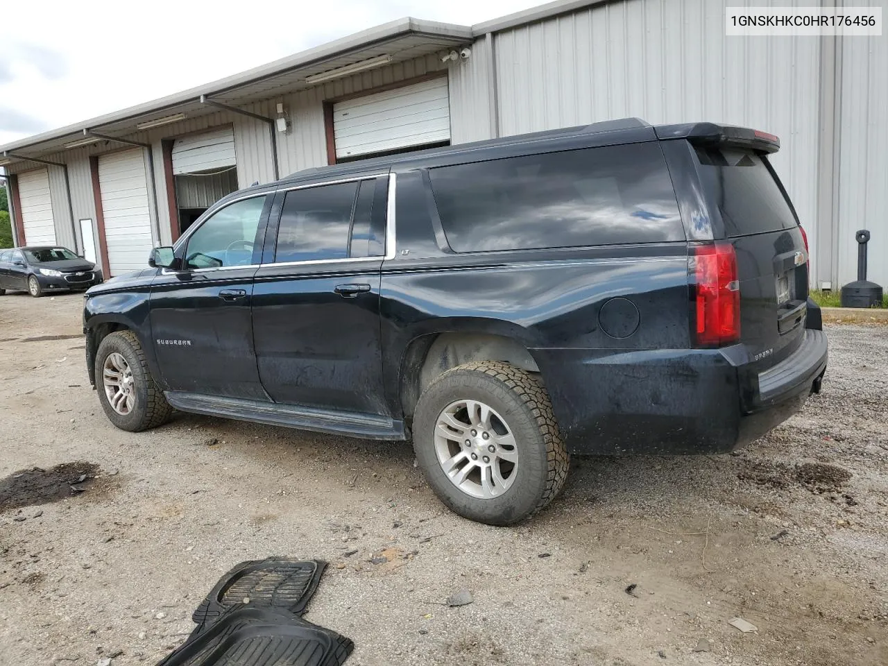 2017 Chevrolet Suburban K1500 Lt VIN: 1GNSKHKC0HR176456 Lot: 54122724