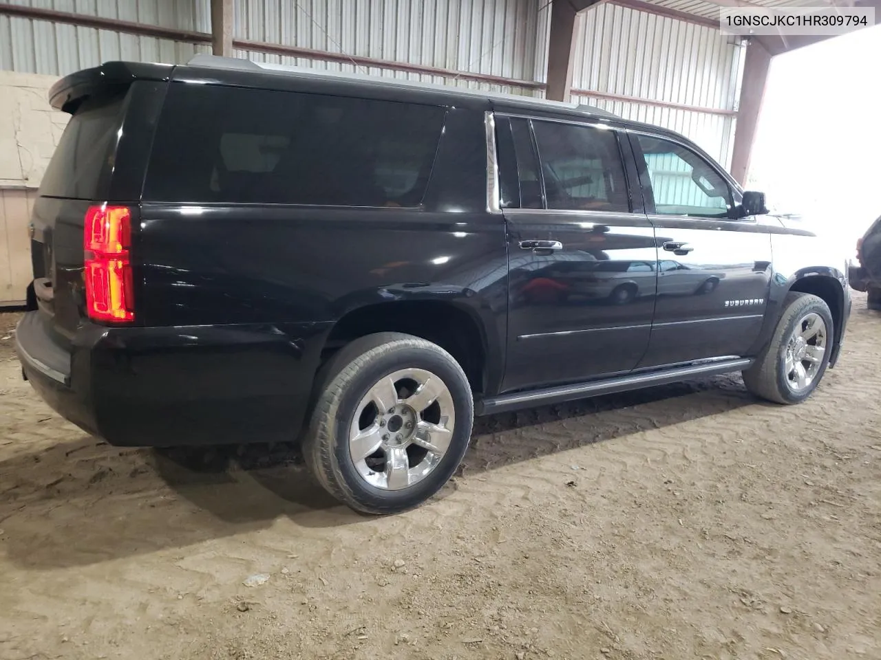 1GNSCJKC1HR309794 2017 Chevrolet Suburban C1500 Premier