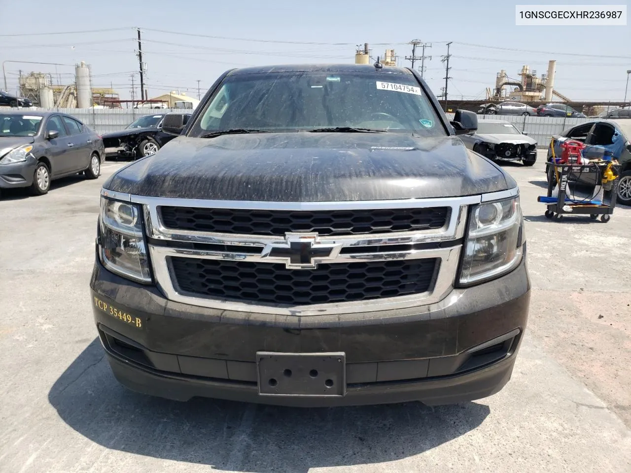 2017 Chevrolet Suburban C1500 Ls VIN: 1GNSCGECXHR236987 Lot: 57104754