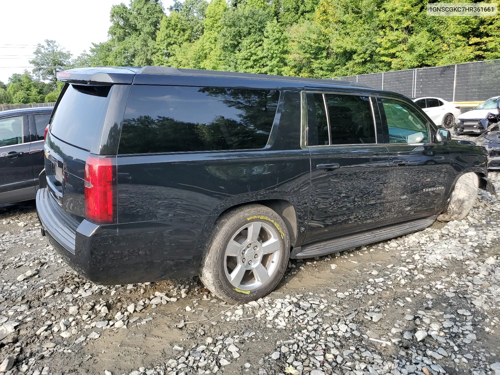 2017 Chevrolet Suburban C1500 Ls VIN: 1GNSCGKC7HR361661 Lot: 64671634