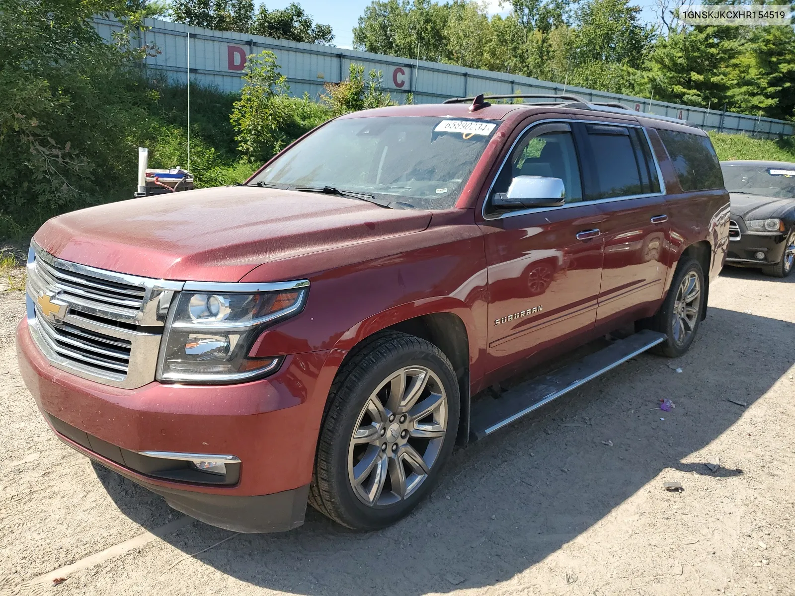 2017 Chevrolet Suburban K1500 Premier VIN: 1GNSKJKCXHR154519 Lot: 65890234