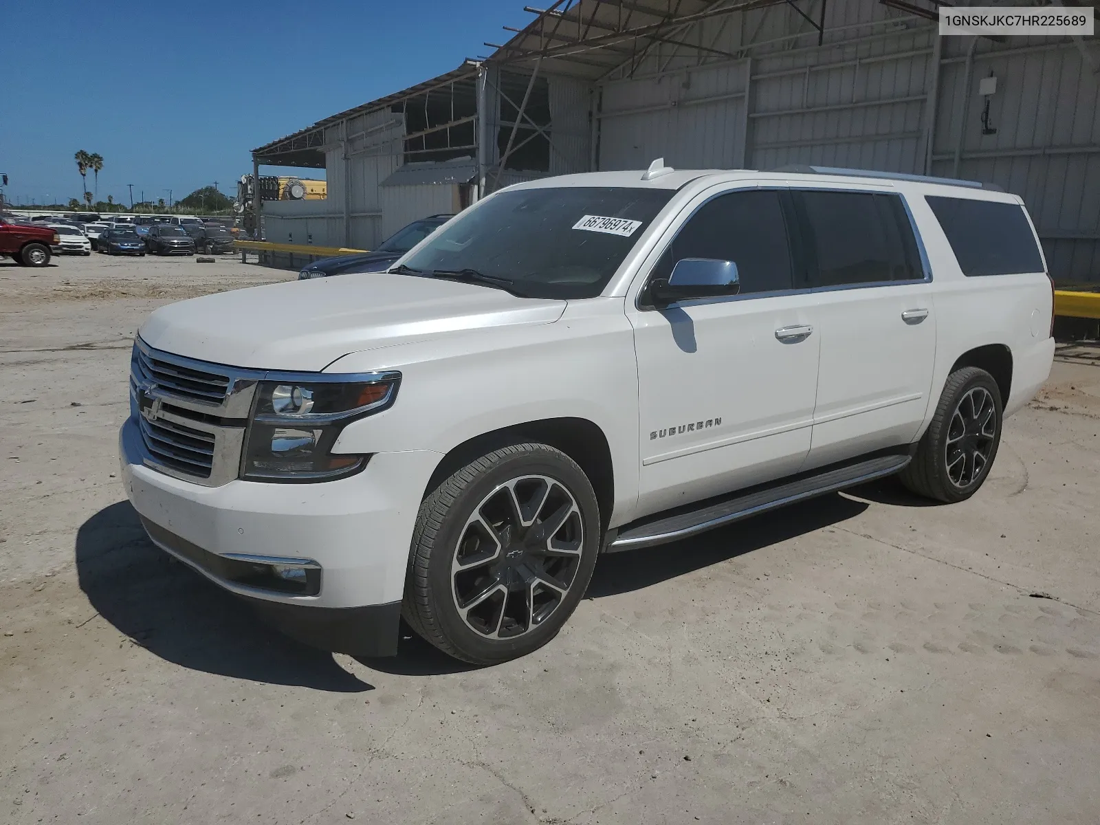 2017 Chevrolet Suburban K1500 Premier VIN: 1GNSKJKC7HR225689 Lot: 66796974