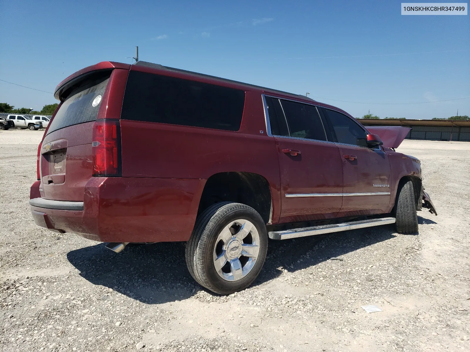 2017 Chevrolet Suburban K1500 Lt VIN: 1GNSKHKC8HR347499 Lot: 67575054