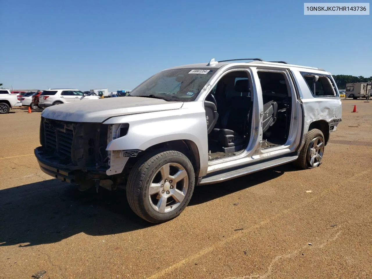 2017 Chevrolet Suburban K1500 Premier VIN: 1GNSKJKC7HR143736 Lot: 69803354