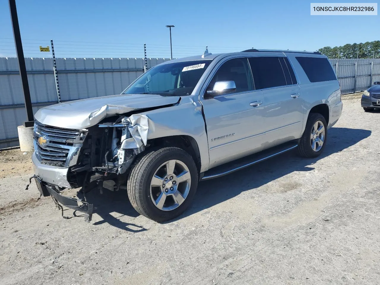 2017 Chevrolet Suburban C1500 Premier VIN: 1GNSCJKC8HR232986 Lot: 70196684