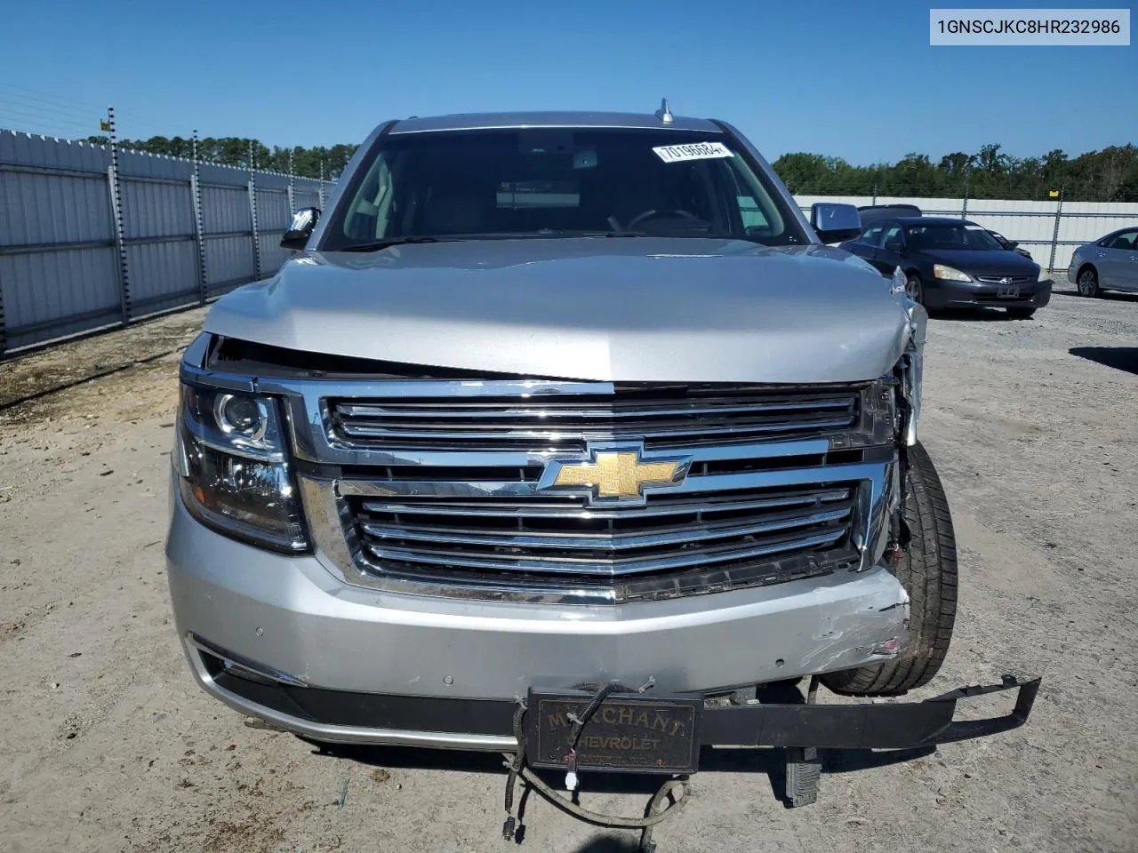 1GNSCJKC8HR232986 2017 Chevrolet Suburban C1500 Premier