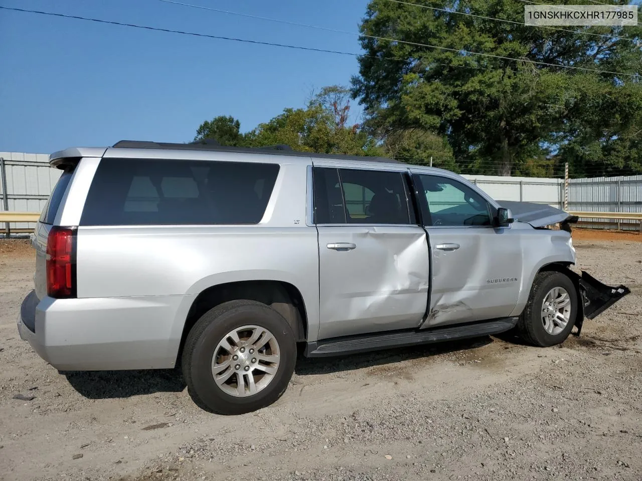 2017 Chevrolet Suburban K1500 Lt VIN: 1GNSKHKCXHR177985 Lot: 70609914