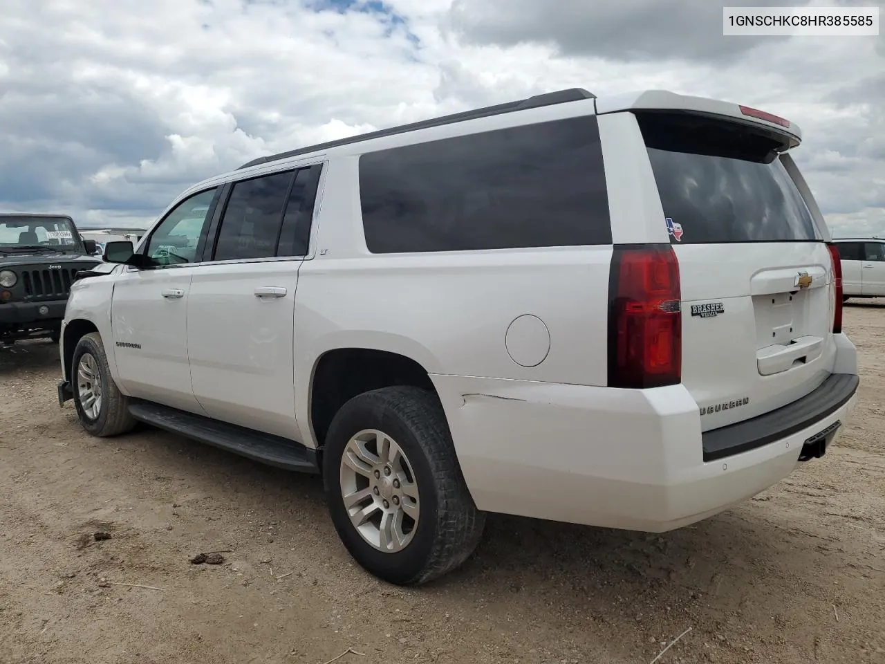 2017 Chevrolet Suburban C1500 Lt VIN: 1GNSCHKC8HR385585 Lot: 71590164