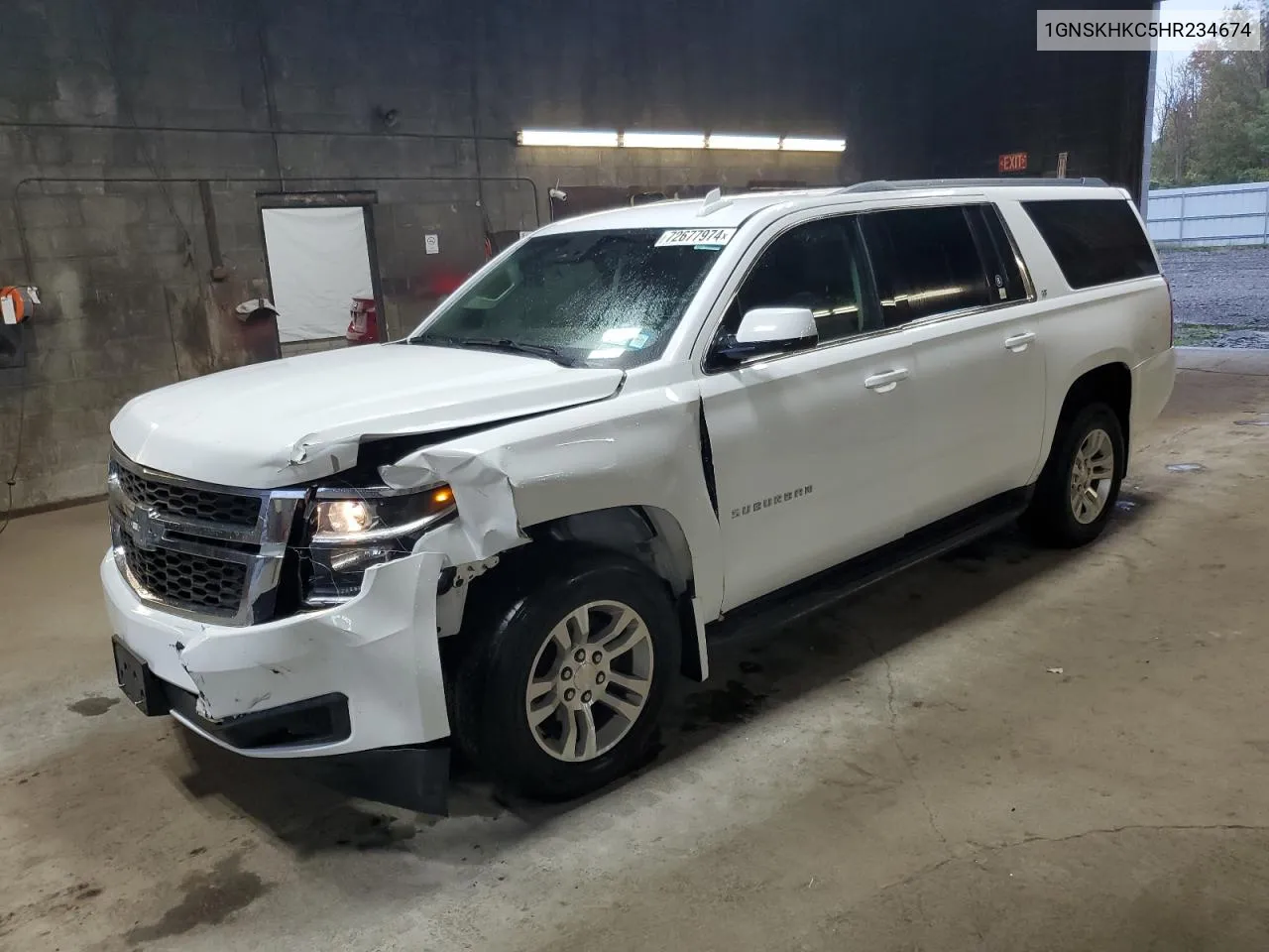 2017 Chevrolet Suburban K1500 Lt VIN: 1GNSKHKC5HR234674 Lot: 72677974