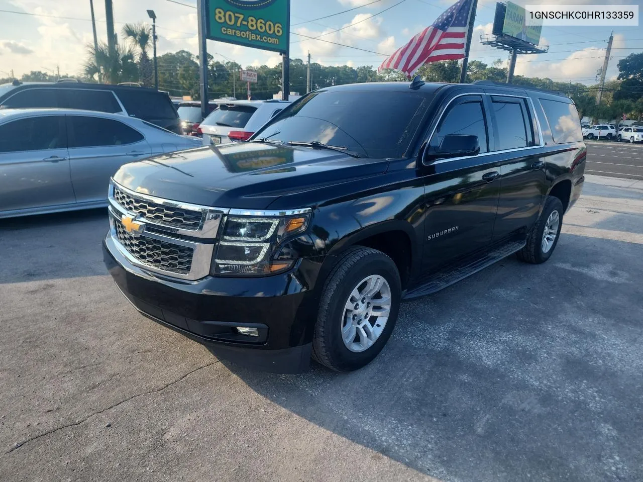 2017 Chevrolet Suburban C1500 Lt VIN: 1GNSCHKC0HR133359 Lot: 72813614