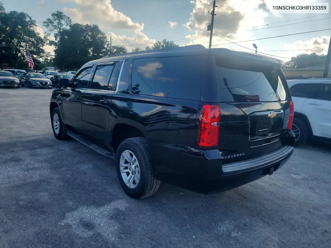 2017 Chevrolet Suburban C1500 Lt VIN: 1GNSCHKC0HR133359 Lot: 72813614