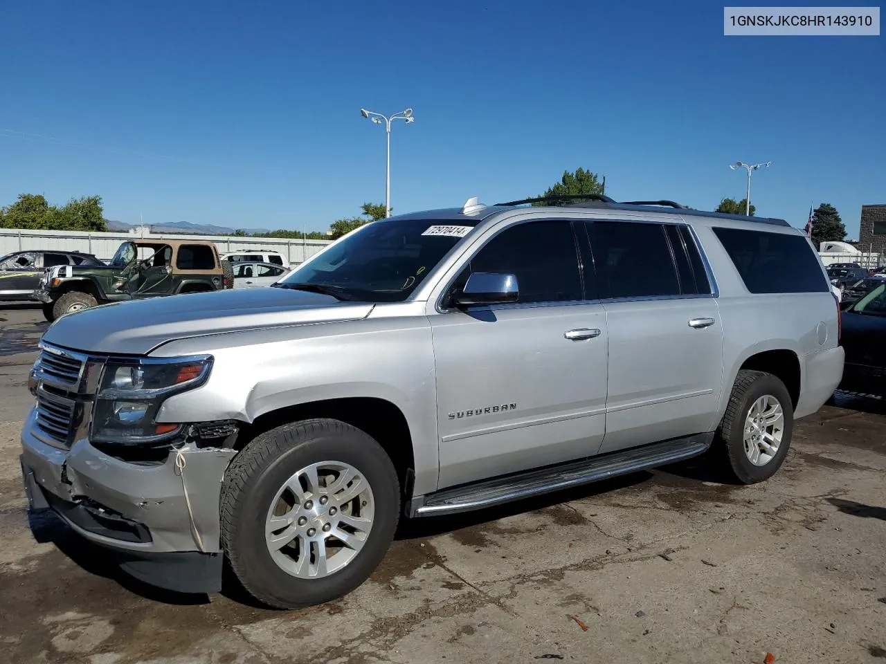 1GNSKJKC8HR143910 2017 Chevrolet Suburban K1500 Premier