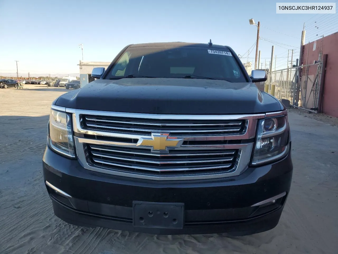 1GNSCJKC3HR124937 2017 Chevrolet Suburban C1500 Premier