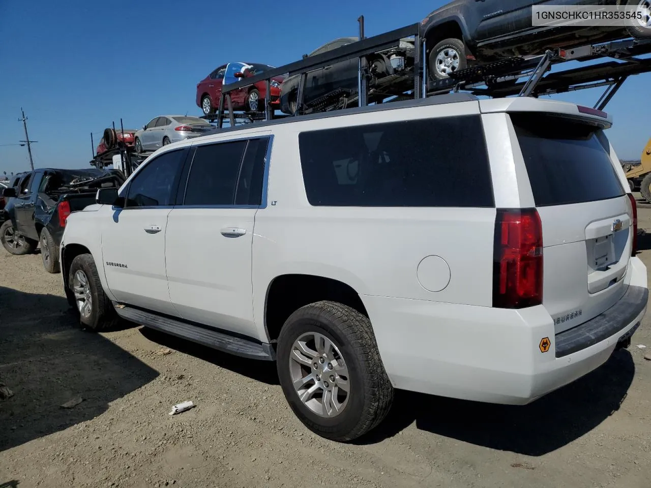 1GNSCHKC1HR353545 2017 Chevrolet Suburban C1500 Lt