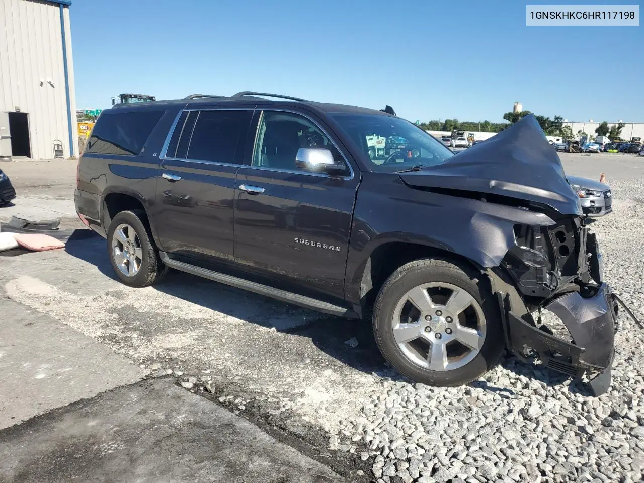 1GNSKHKC6HR117198 2017 Chevrolet Suburban K1500 Lt