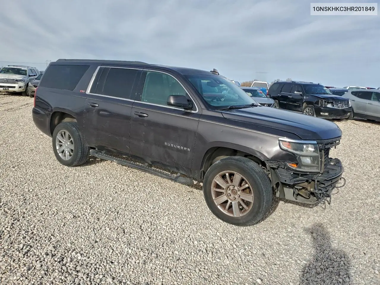 1GNSKHKC3HR201849 2017 Chevrolet Suburban K1500 Lt