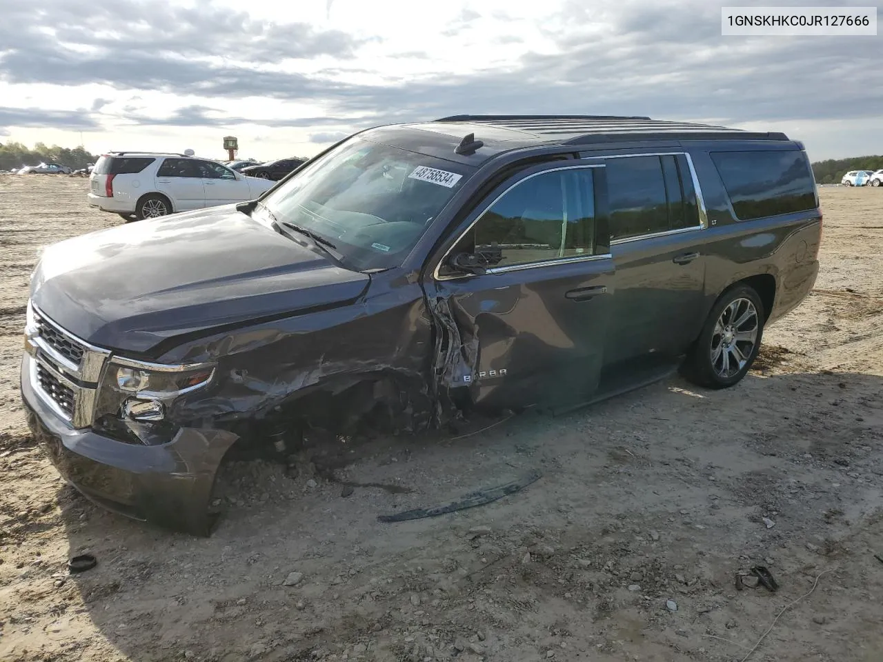 2018 Chevrolet Suburban K1500 Lt VIN: 1GNSKHKC0JR127666 Lot: 48758534