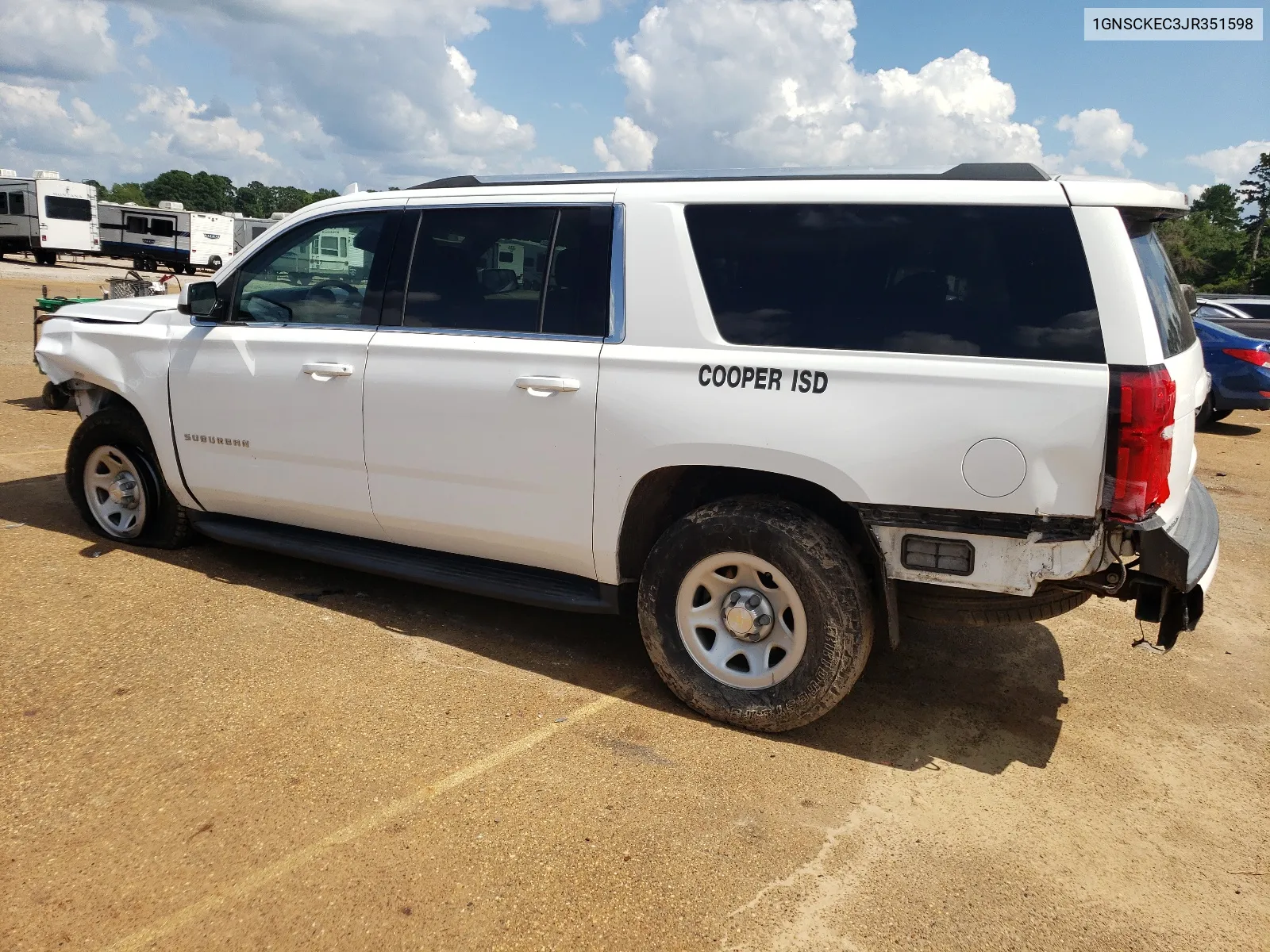 2018 Chevrolet Suburban C1500 VIN: 1GNSCKEC3JR351598 Lot: 58321074