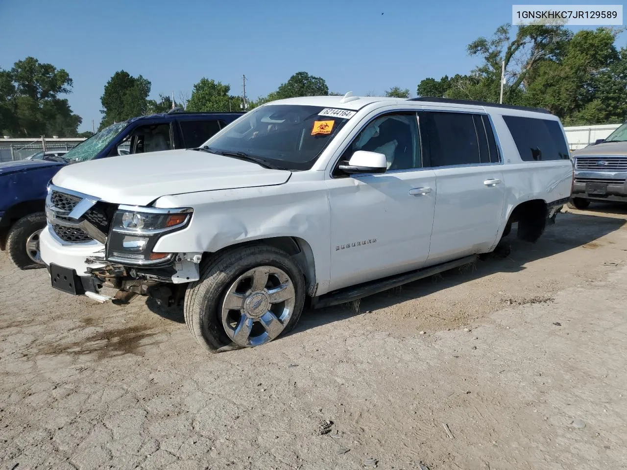 2018 Chevrolet Suburban K1500 Lt VIN: 1GNSKHKC7JR129589 Lot: 62144164