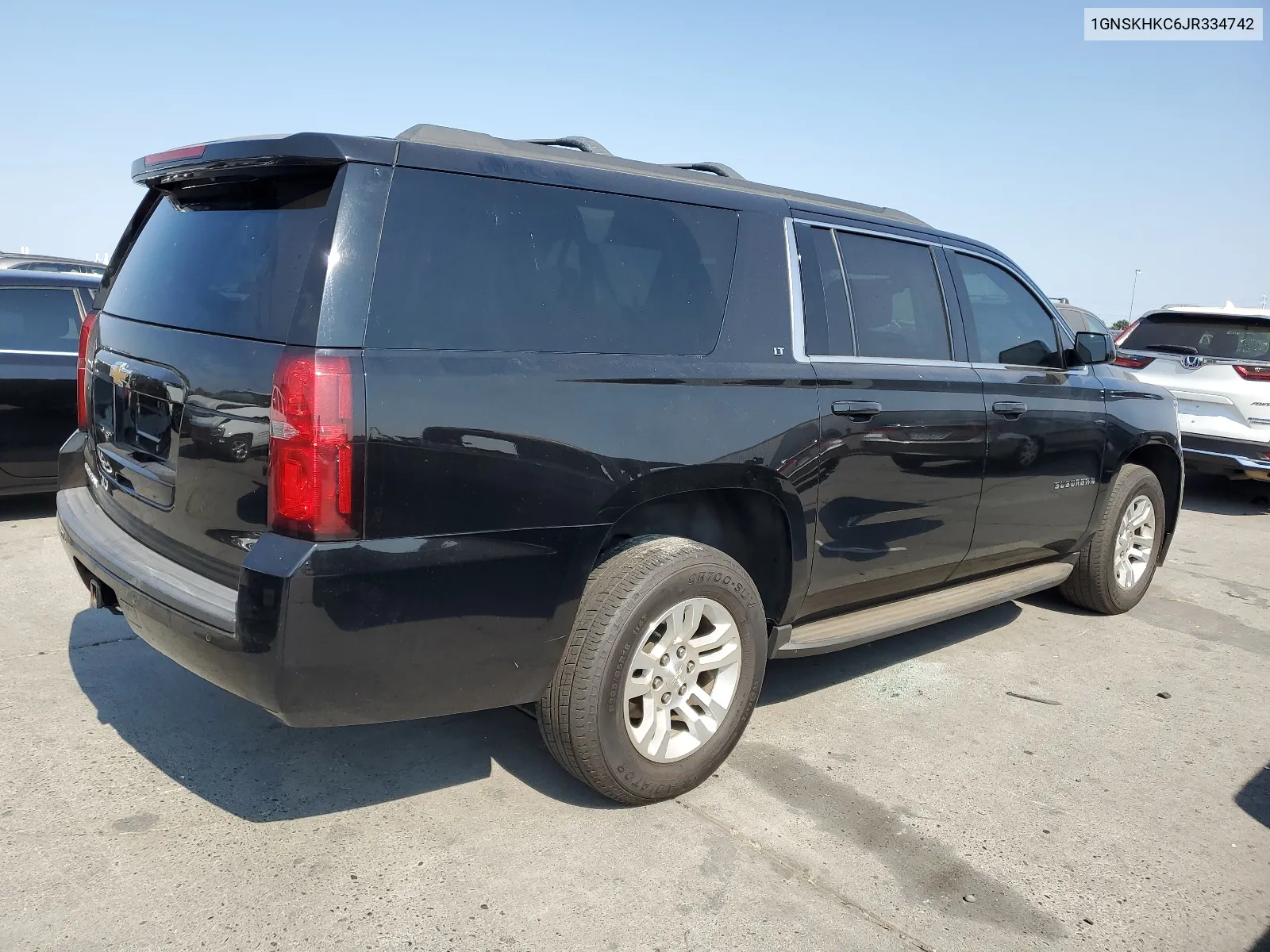 2018 Chevrolet Suburban K1500 Lt VIN: 1GNSKHKC6JR334742 Lot: 64777484