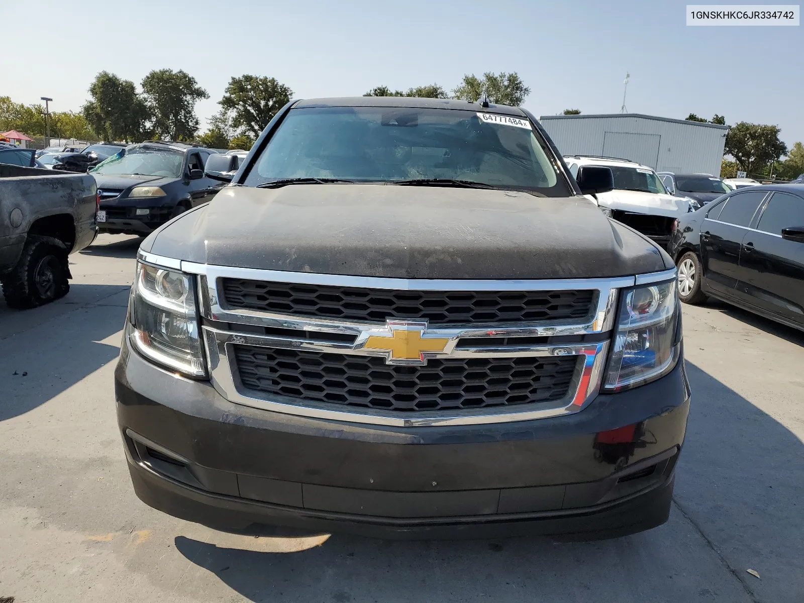 2018 Chevrolet Suburban K1500 Lt VIN: 1GNSKHKC6JR334742 Lot: 64777484