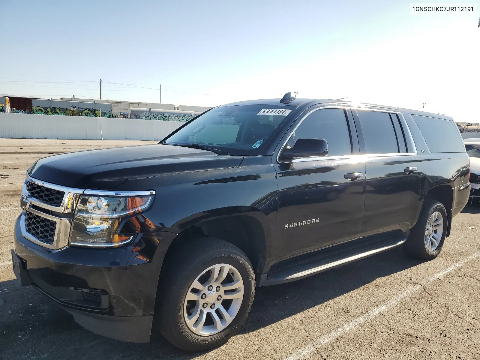 2018 Chevrolet Suburban C1500 Lt VIN: 1GNSCHKC7JR112191 Lot: 65680084