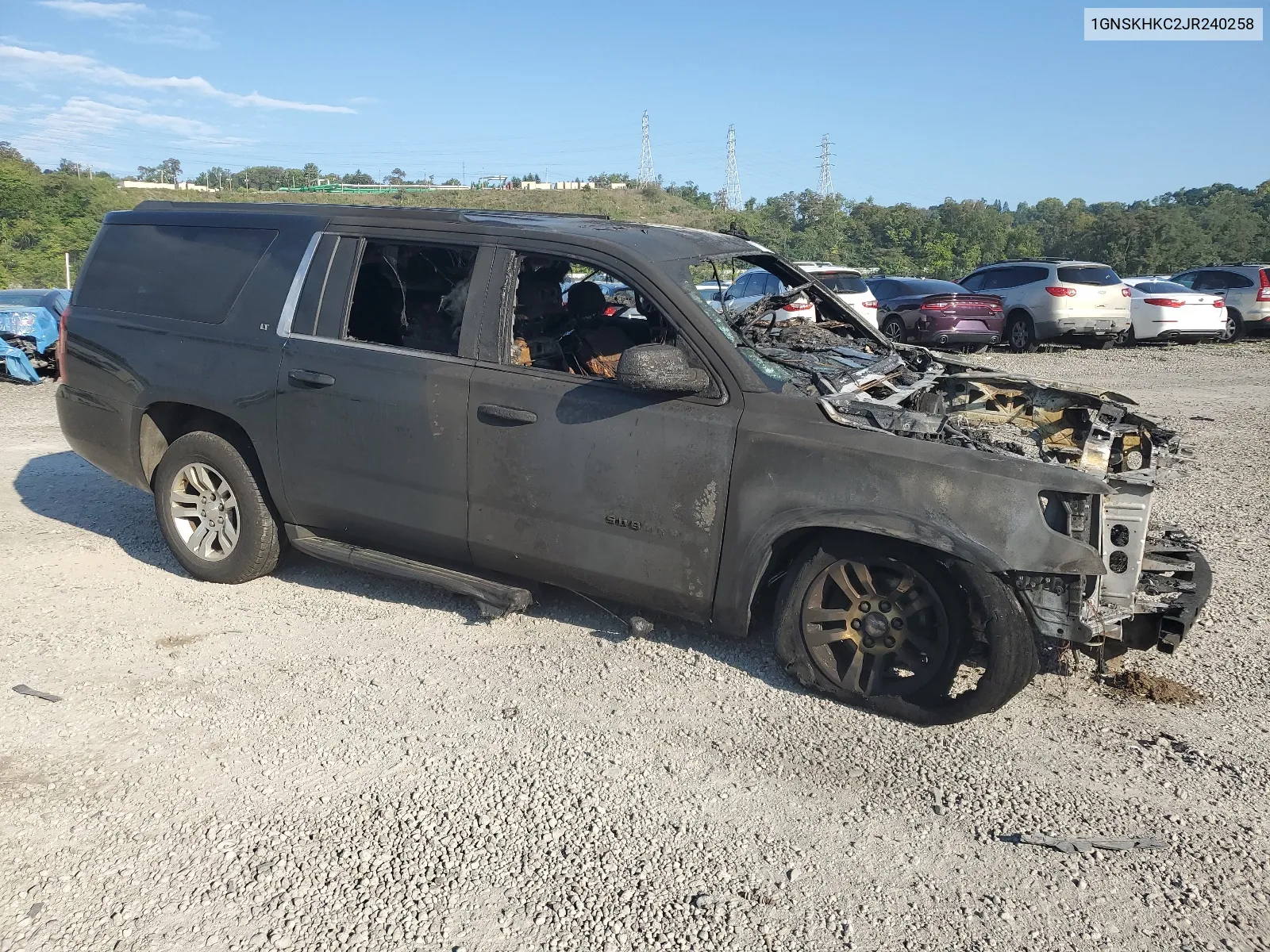 1GNSKHKC2JR240258 2018 Chevrolet Suburban K1500 Lt