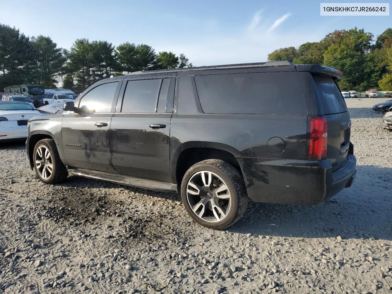 2018 Chevrolet Suburban K1500 Lt VIN: 1GNSKHKC7JR266242 Lot: 71378904