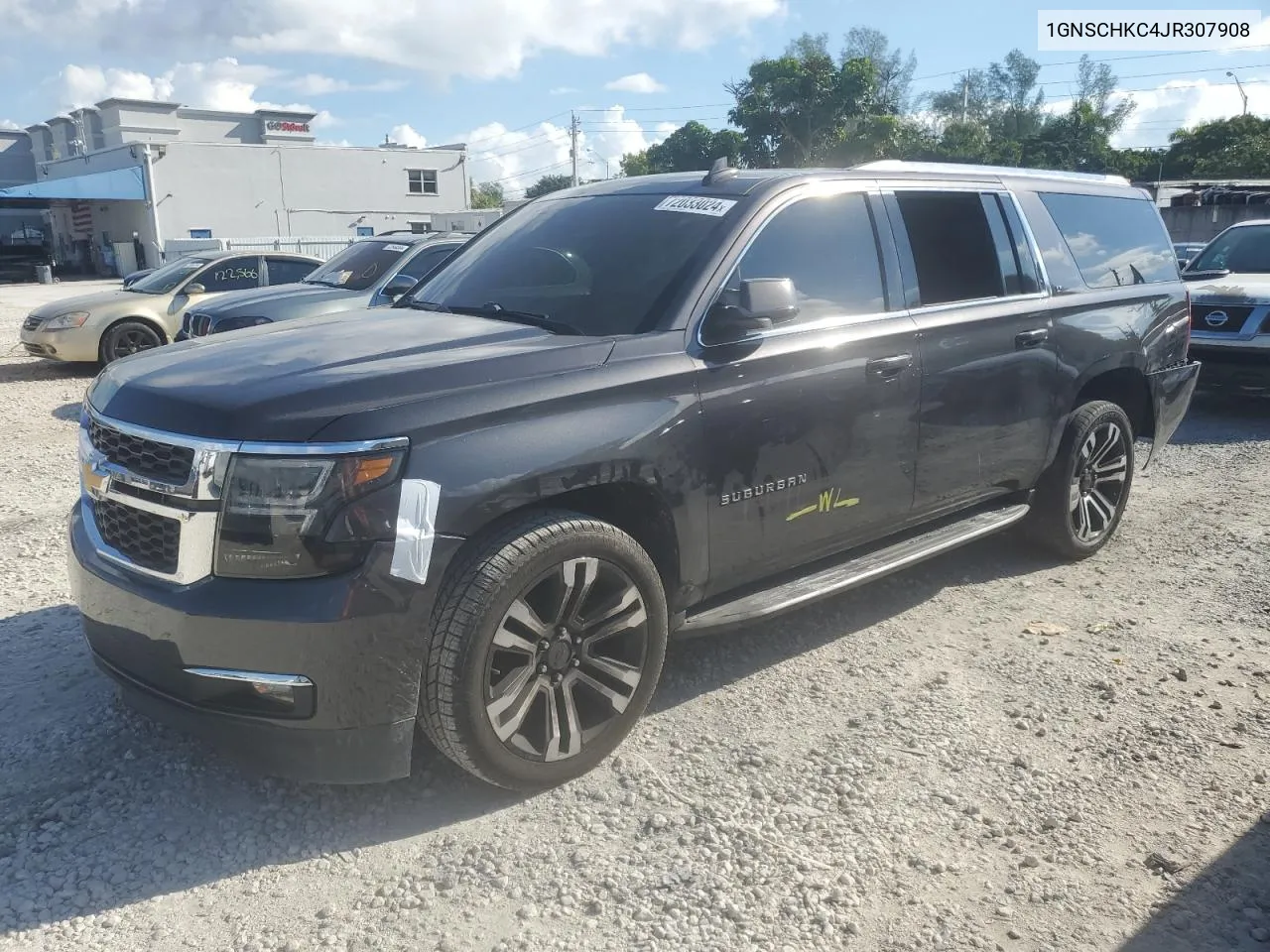 1GNSCHKC4JR307908 2018 Chevrolet Suburban C1500 Lt