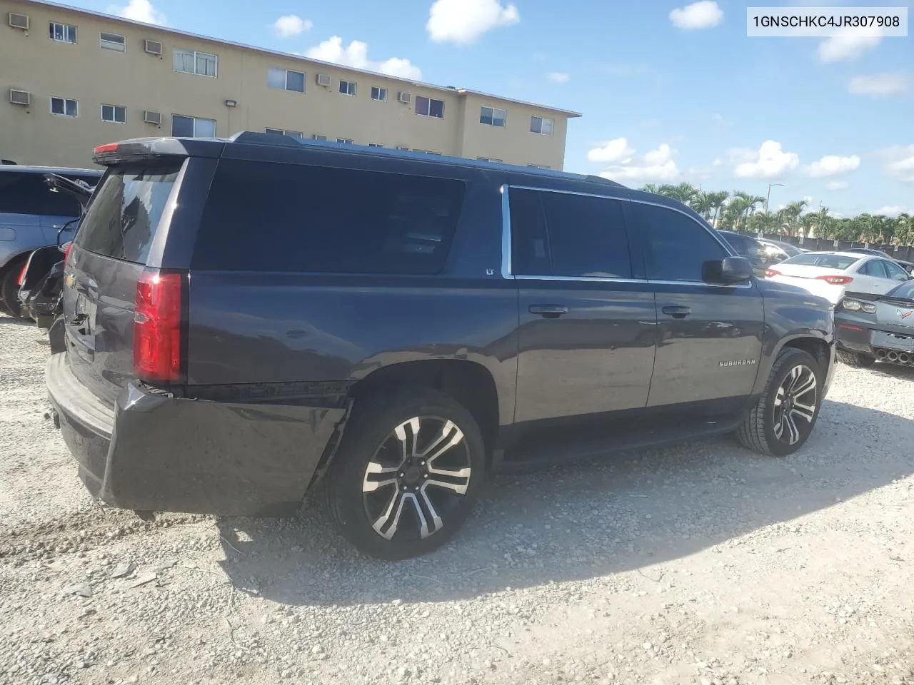 1GNSCHKC4JR307908 2018 Chevrolet Suburban C1500 Lt