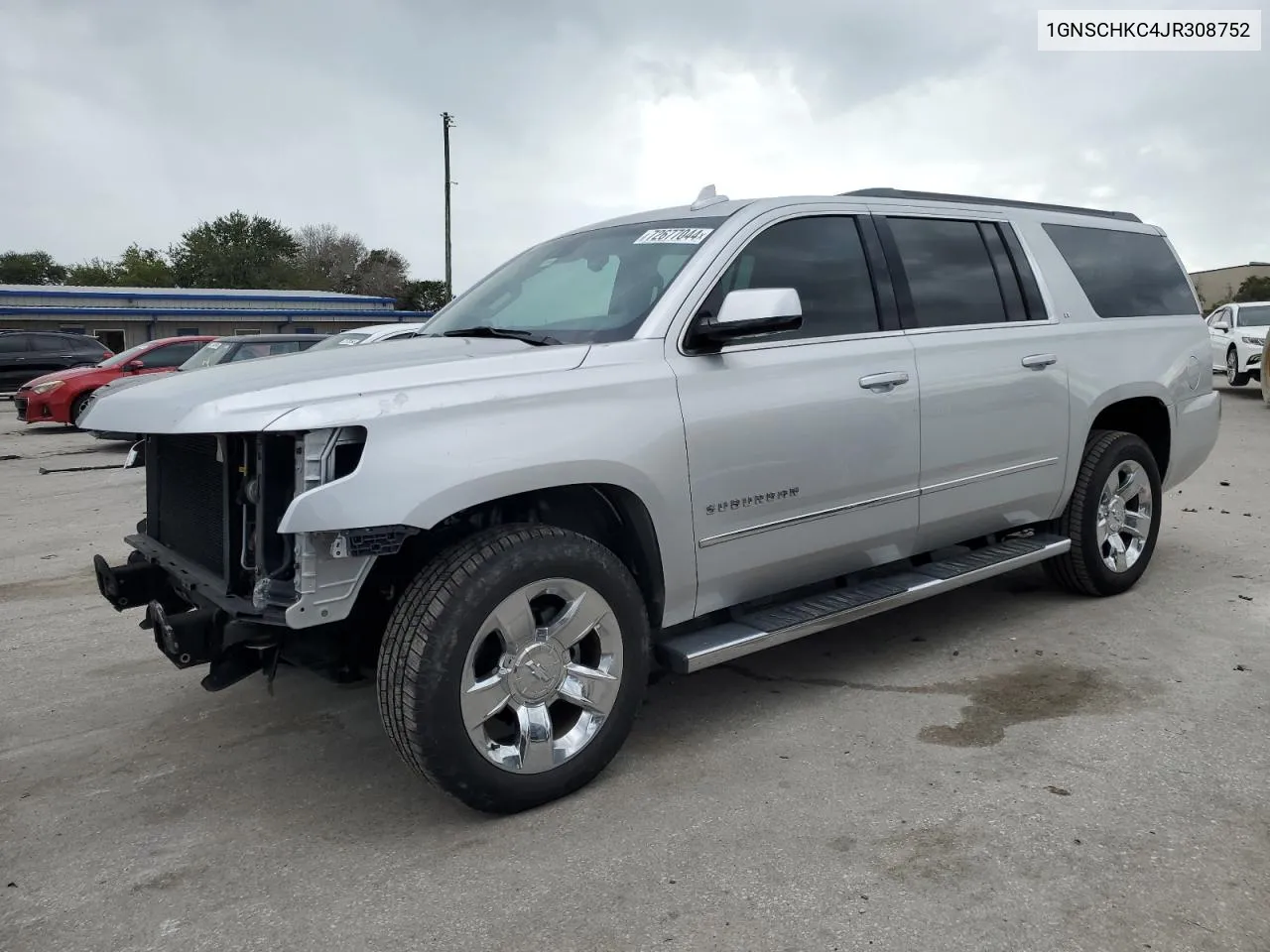 2018 Chevrolet Suburban C1500 Lt VIN: 1GNSCHKC4JR308752 Lot: 72677044