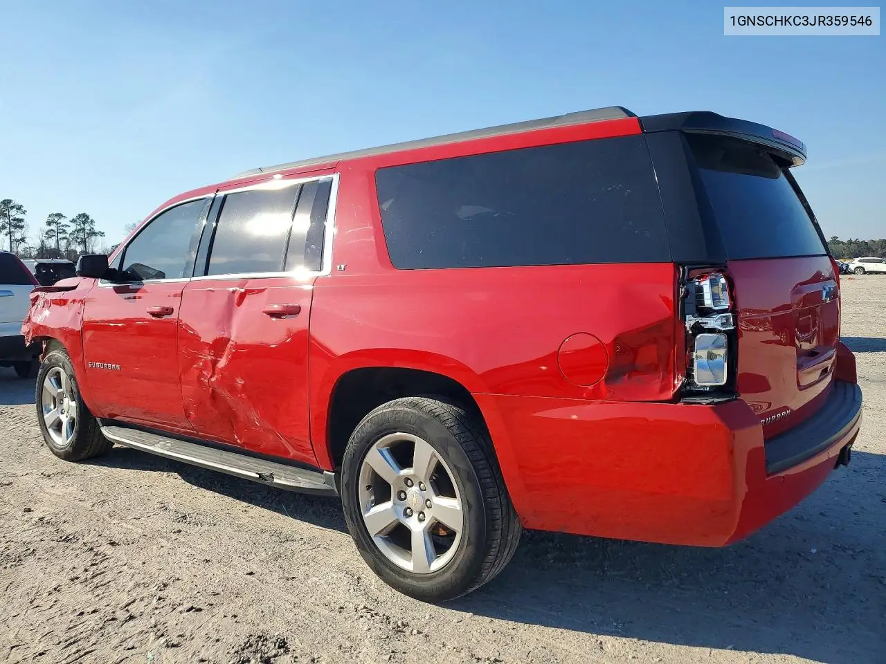 1GNSCHKC3JR359546 2018 Chevrolet Suburban C1500 Lt