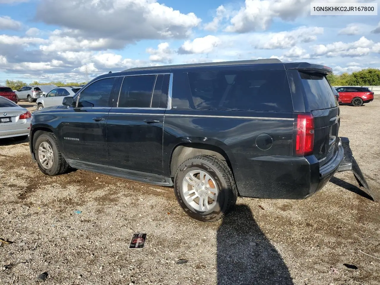 1GNSKHKC2JR167800 2018 Chevrolet Suburban K1500 Lt
