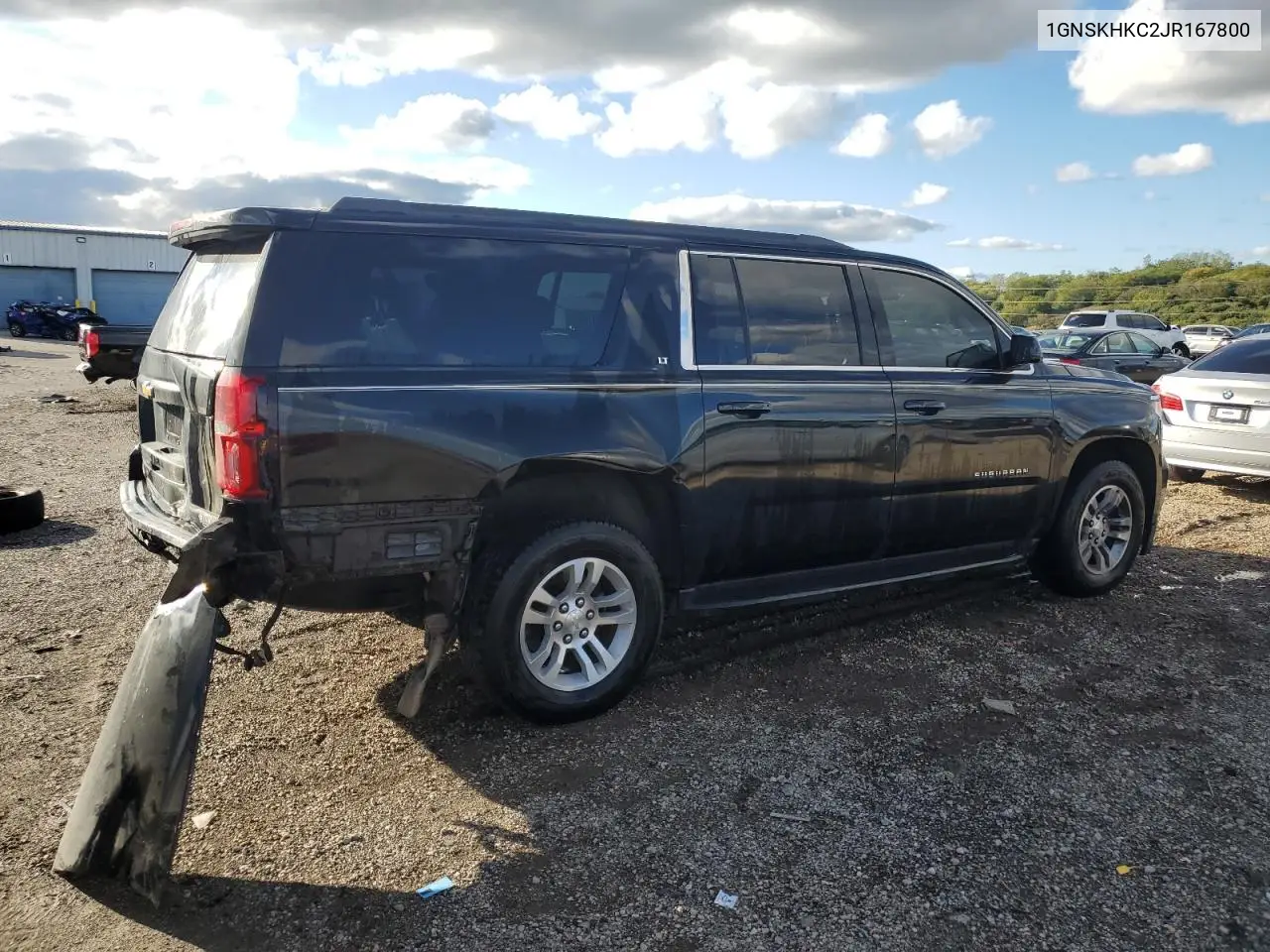 1GNSKHKC2JR167800 2018 Chevrolet Suburban K1500 Lt