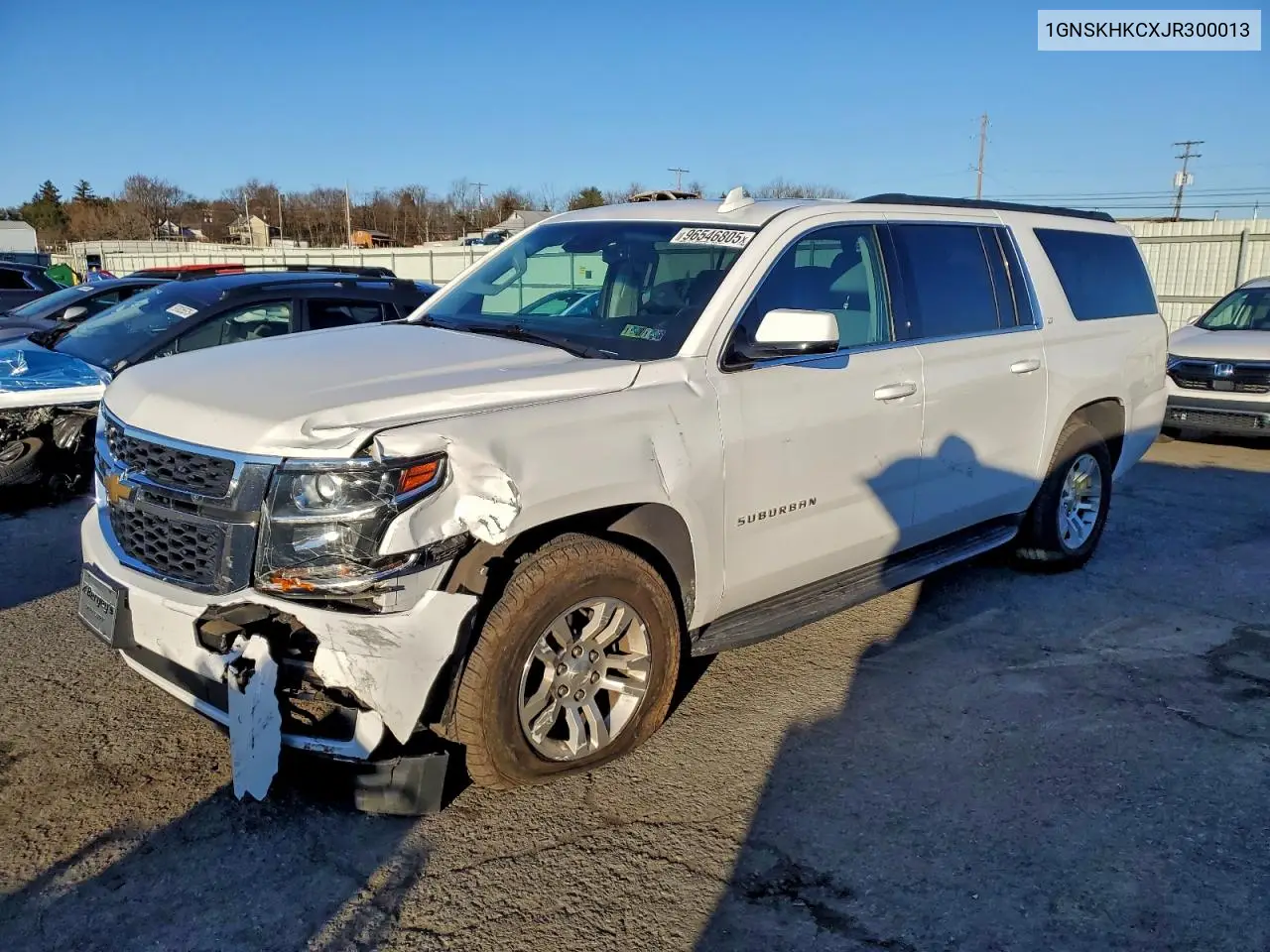 1GNSKHKCXJR300013 2018 Chevrolet Suburban K1500 Lt