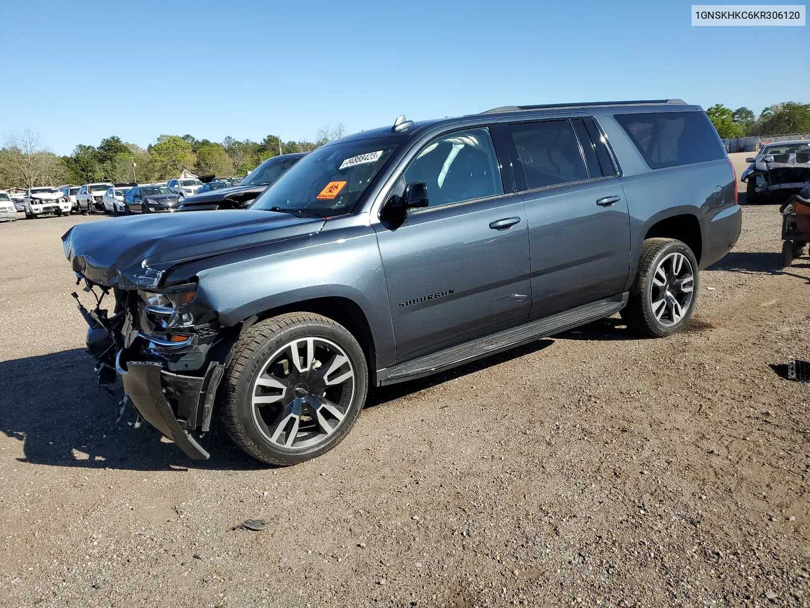 2019 Chevrolet Suburban K1500 Lt VIN: 1GNSKHKC6KR306120 Lot: 44888423