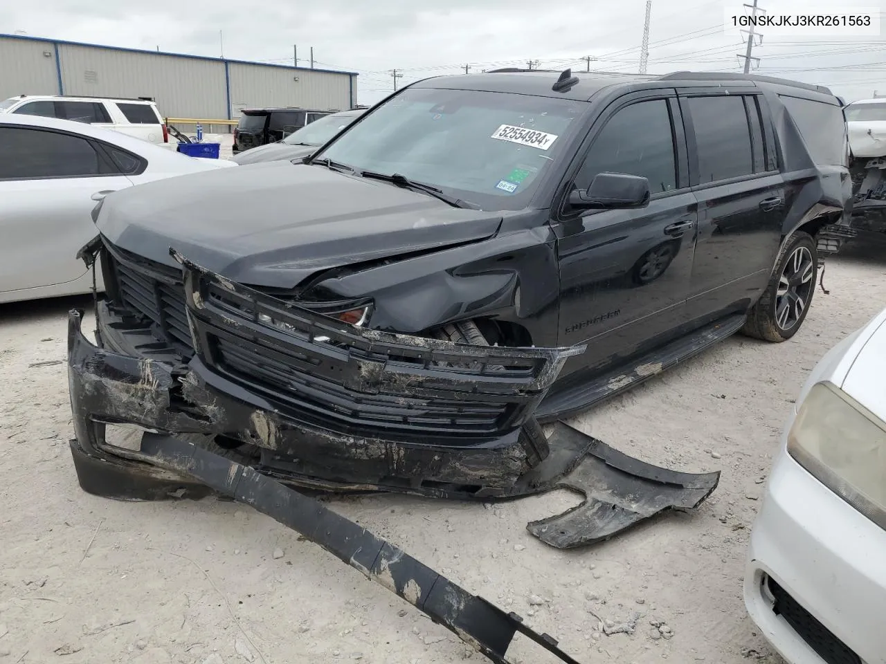 2019 Chevrolet Suburban K1500 Premier VIN: 1GNSKJKJ3KR261563 Lot: 52554934